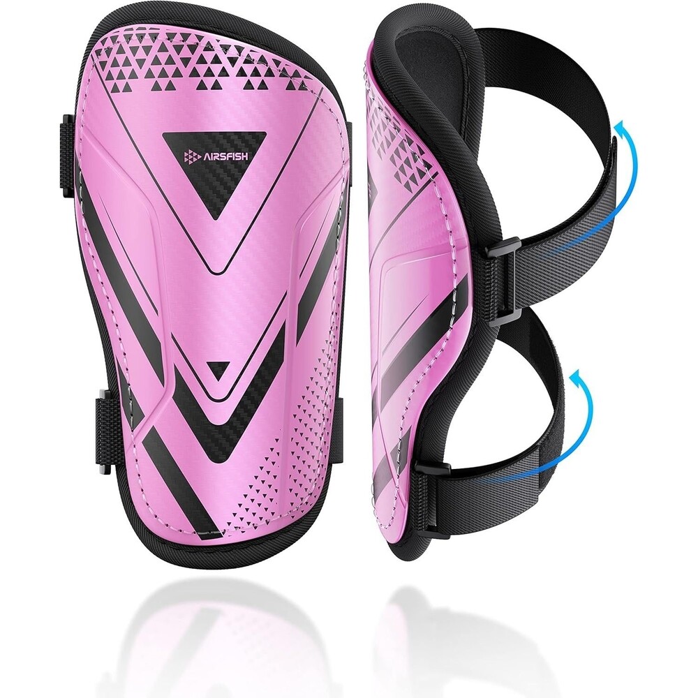 NEW Shin Guards Soccer CE Certified Airsfish Shin Guard Protection Gear